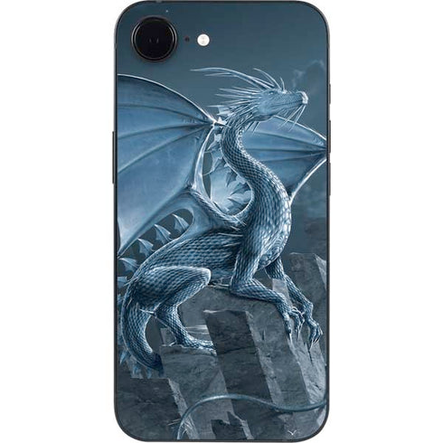 Silver Dragon by Vincent Hie iPhone 16e Skin